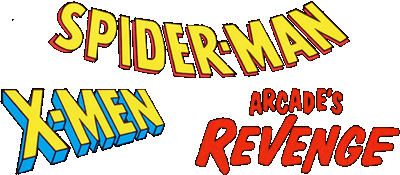 Spiderman X-Men Arcade's Revenge logo for Super Nintendo